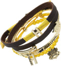 Bioworld Merchandising - Harry Potter Hufflepuff Friendship Bracelet Gift Set - 4 Pack