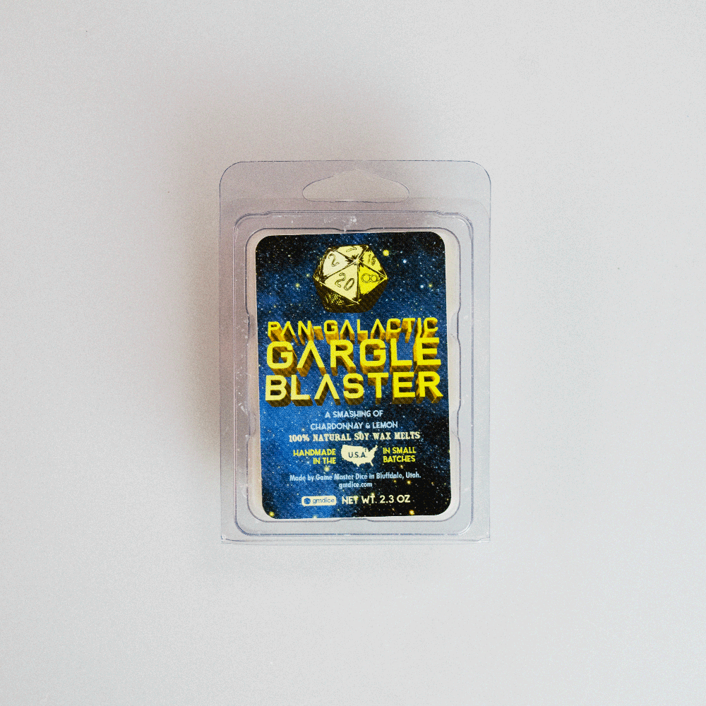 Game Master Dice - Pan Galactic Gargle Blaster Candle