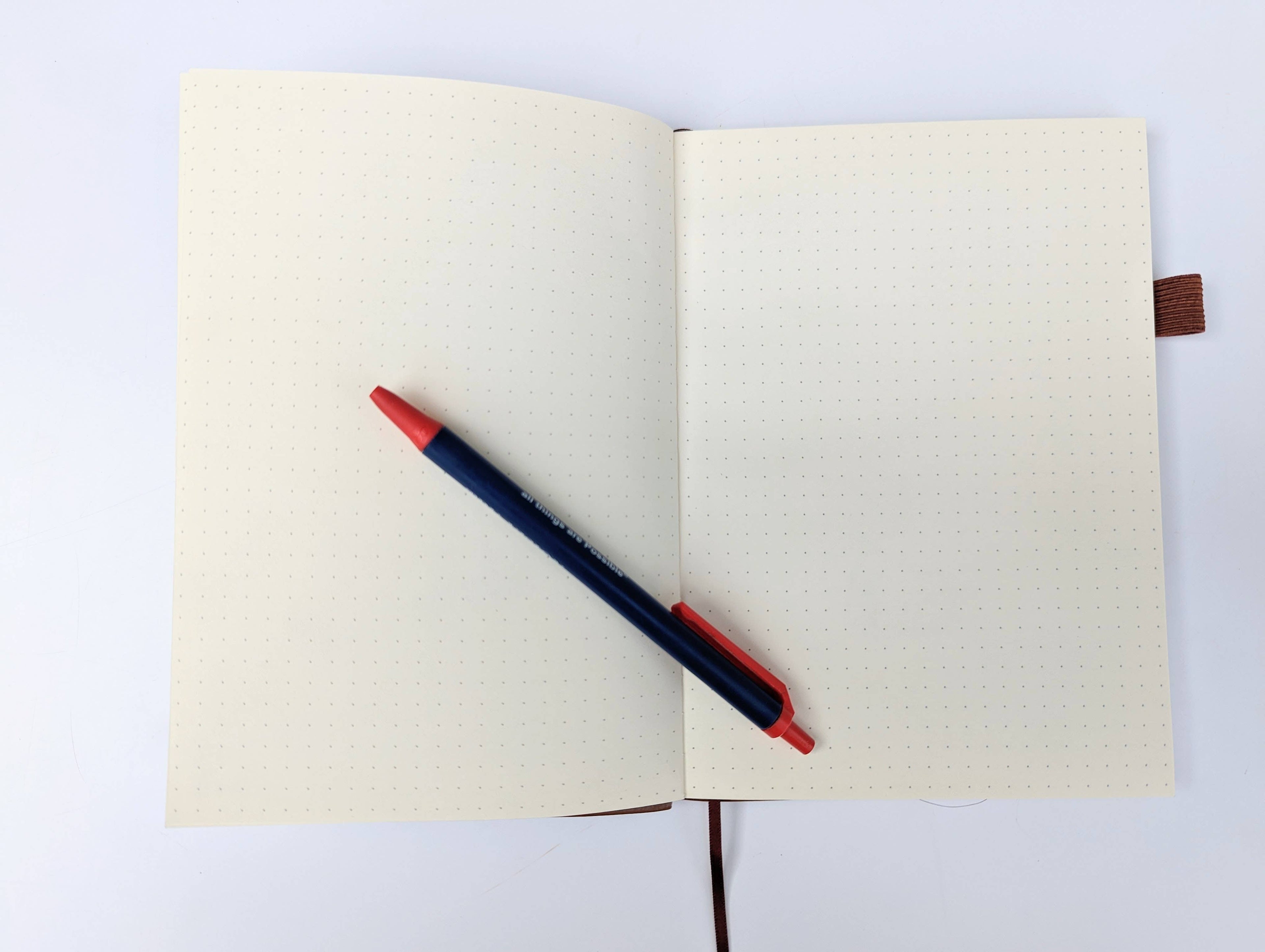 NTSD Gaming and Bookish Goods - Hobbit's Meal Planner - Vegan Leather Mini Dot Journal