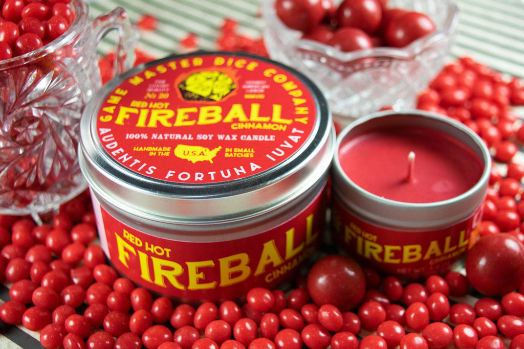 Game Master Dice - Fireball Gaming Candle