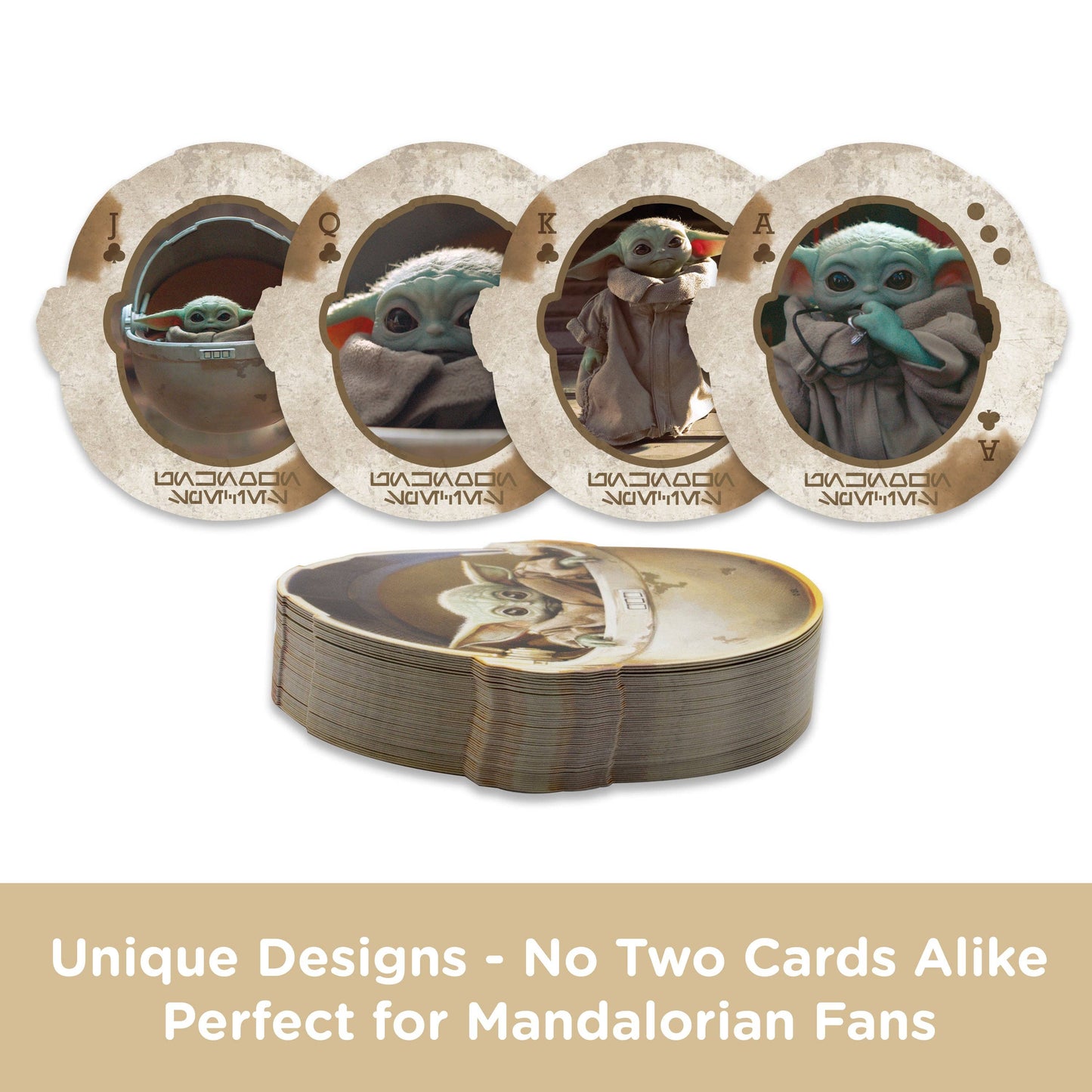 The Mandalorian- The Child Shaped Playing Cards