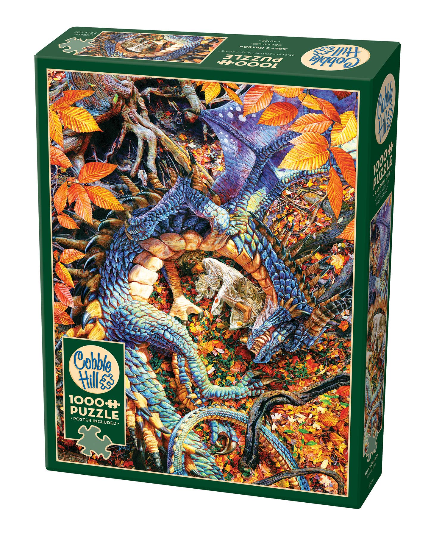 Outset Games and Cobble Hill Puzzles - Abby's Dragon 1000pc puzzle
