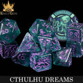 DNDDICE.COM - Cthulhu Dreams - 11 Dice Set