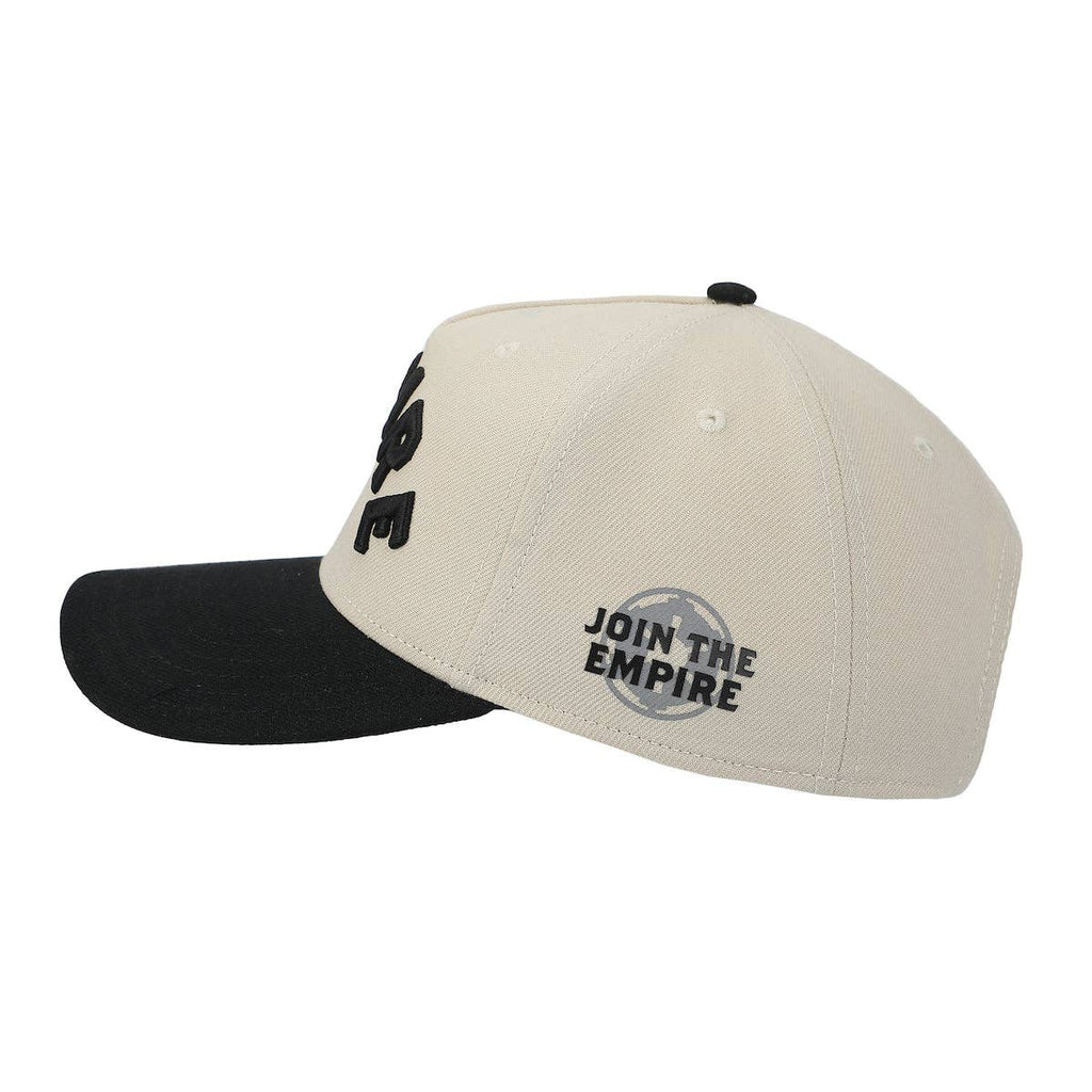 Bioworld Merchandising - Star Wars Empire Men's White & Black A-Frame Snapback Hat