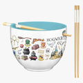 Silver Buffalo - Harry Potter Hogwarts Destination Ramen Bowl with Chopsticks