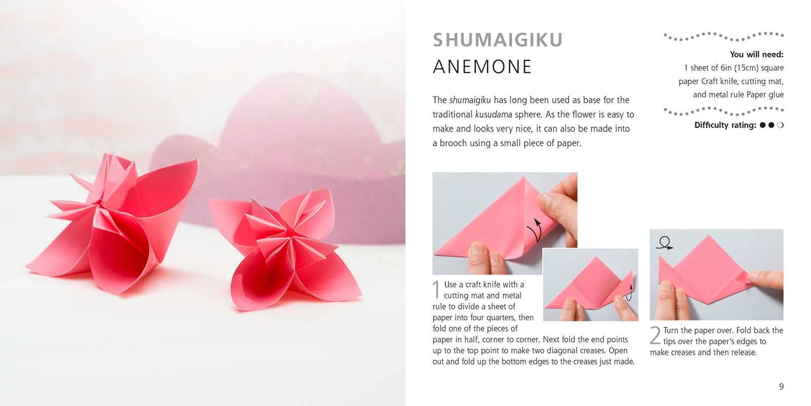 Simon & Schuster - Origami Flowers and Birds by Mari Ono