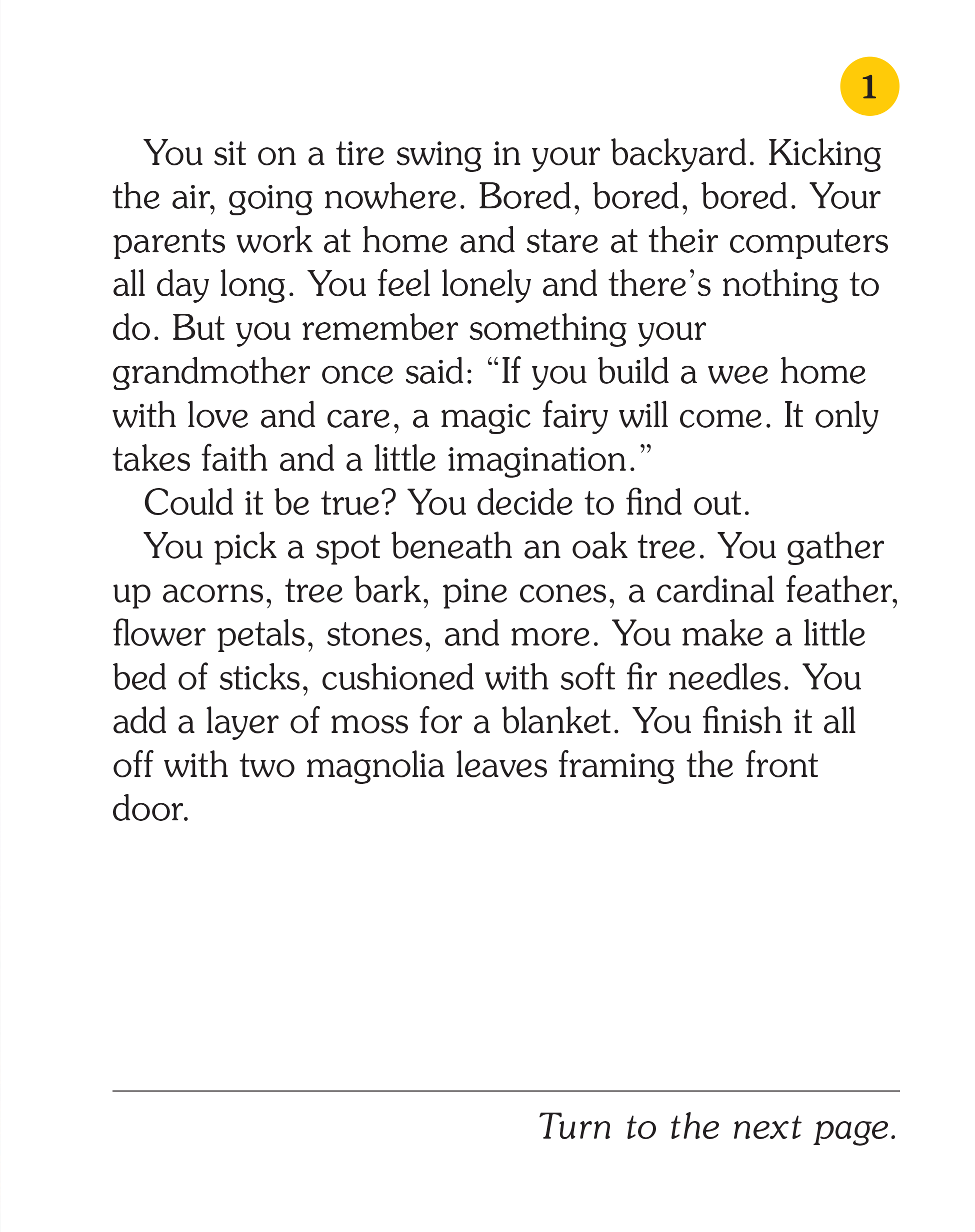 Fairy House, Children's Book