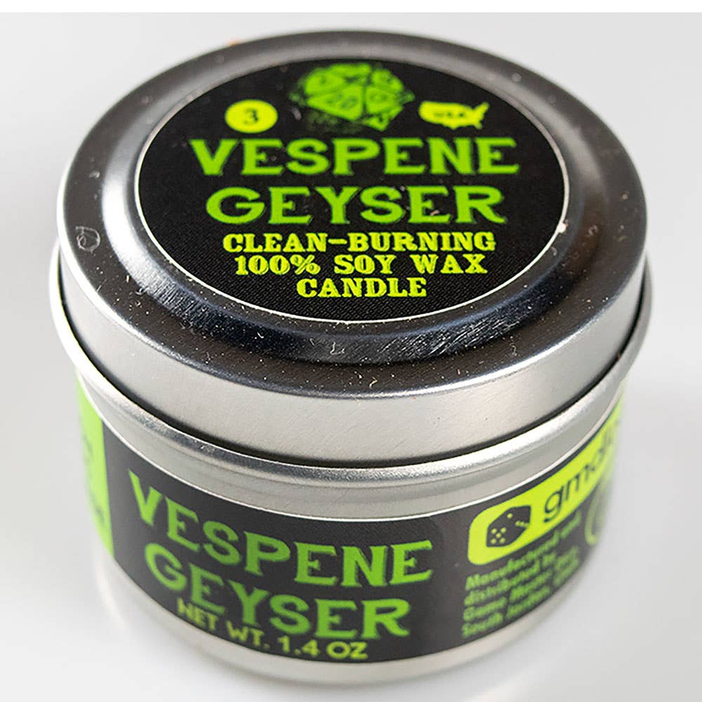 Game Master Dice - Vespene Geyser Gaming Candle