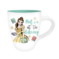 Silver Buffalo - Disney Princess Belle Meet Me Library LASER 18oz Ceramic Mug