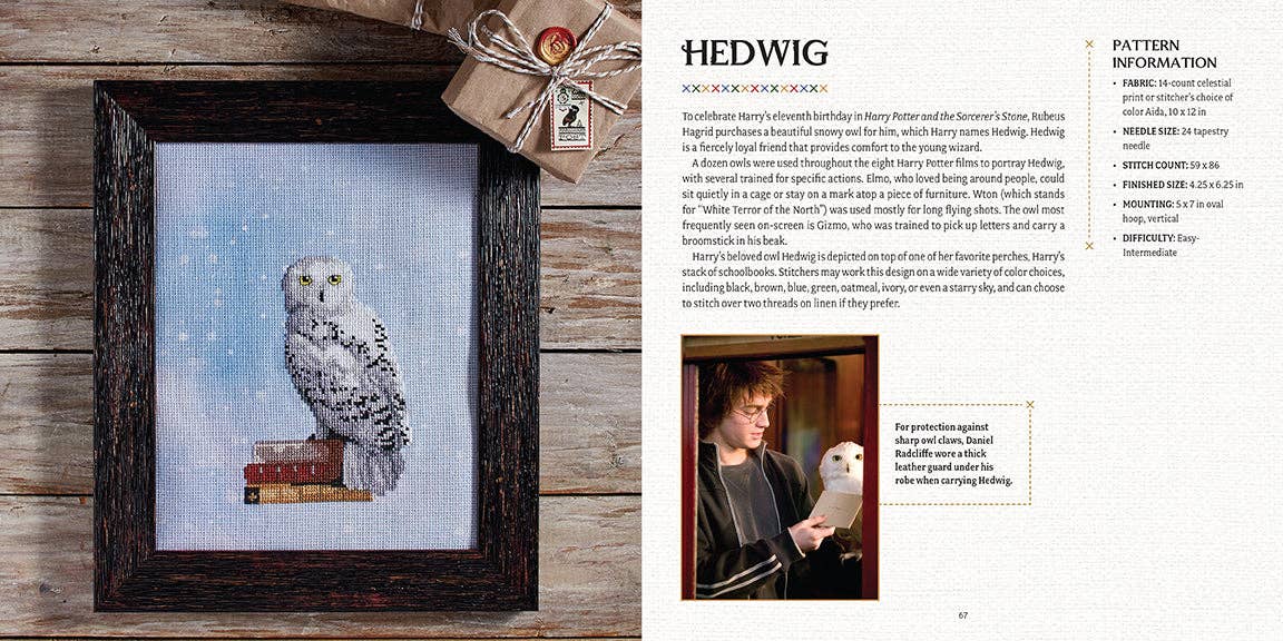 Insight Editions - Harry Potter: The Official Hogwarts Book of Cross-Stitch
