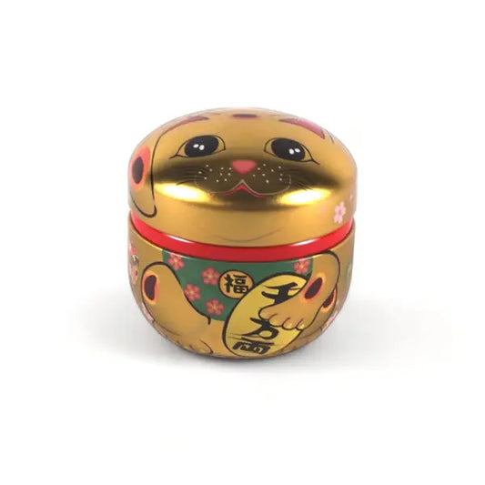 Urban Tokyo - Tea Leaves Container 3.5 FL Oz Lucky Cat