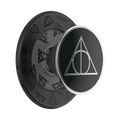 PopSockets - PopSockets MagSafe Phone Grip - Enamel Deathly Hallows