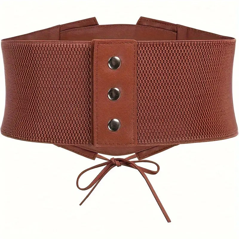 Tan Lace Corset Belt For Women