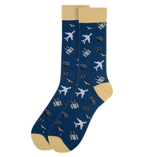 Airplane Pilot Socks for Men - #shop_name Selini New YorkSocks