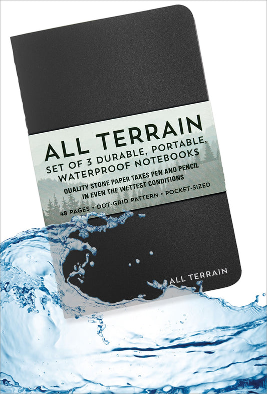 All Terrain: The Waterproof Notebook - #shop_name Peter Pauper PressGifts