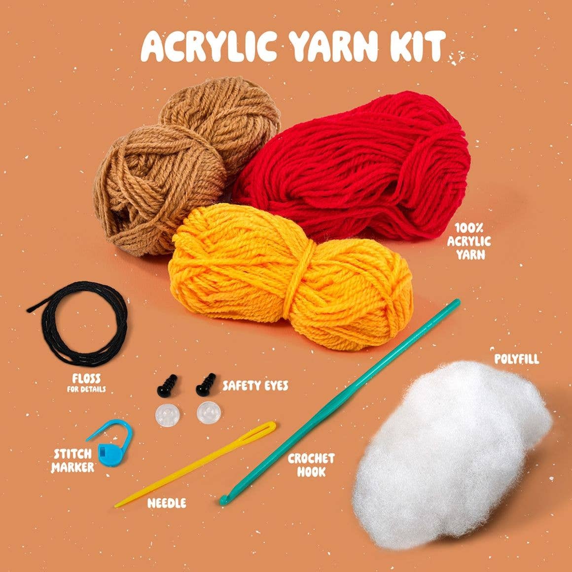 Plaid Crafts - Bucilla Amigurumi Crochet Kit - Pete the Pizza