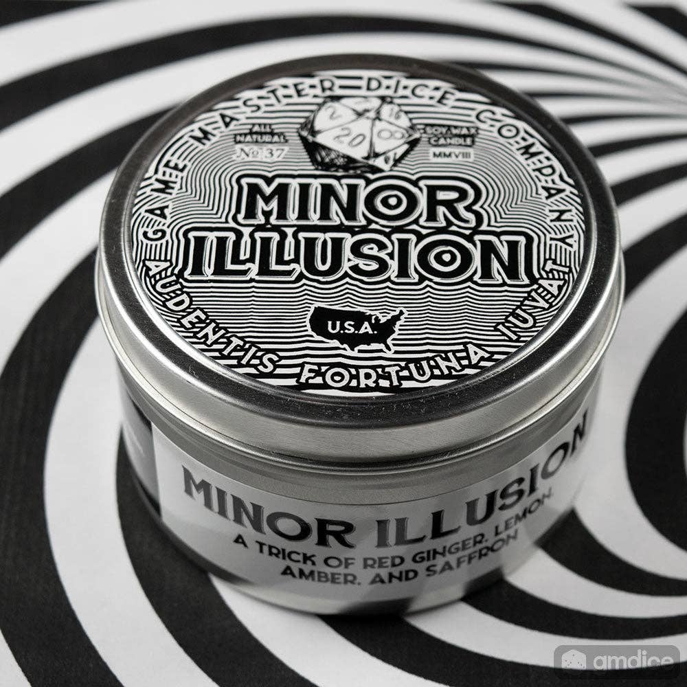 Game Master Dice - Minor Illusion Gaming Candle