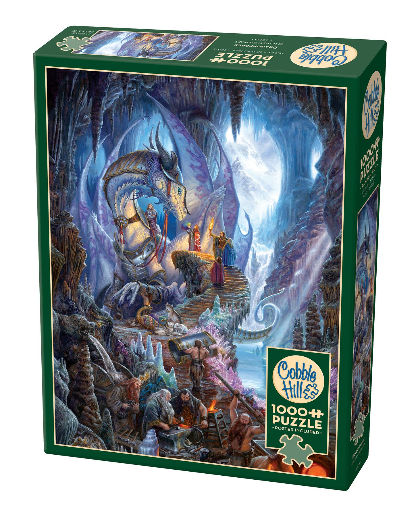 Outset Games and Cobble Hill Puzzles - Dragonforge 1000pc puzzle