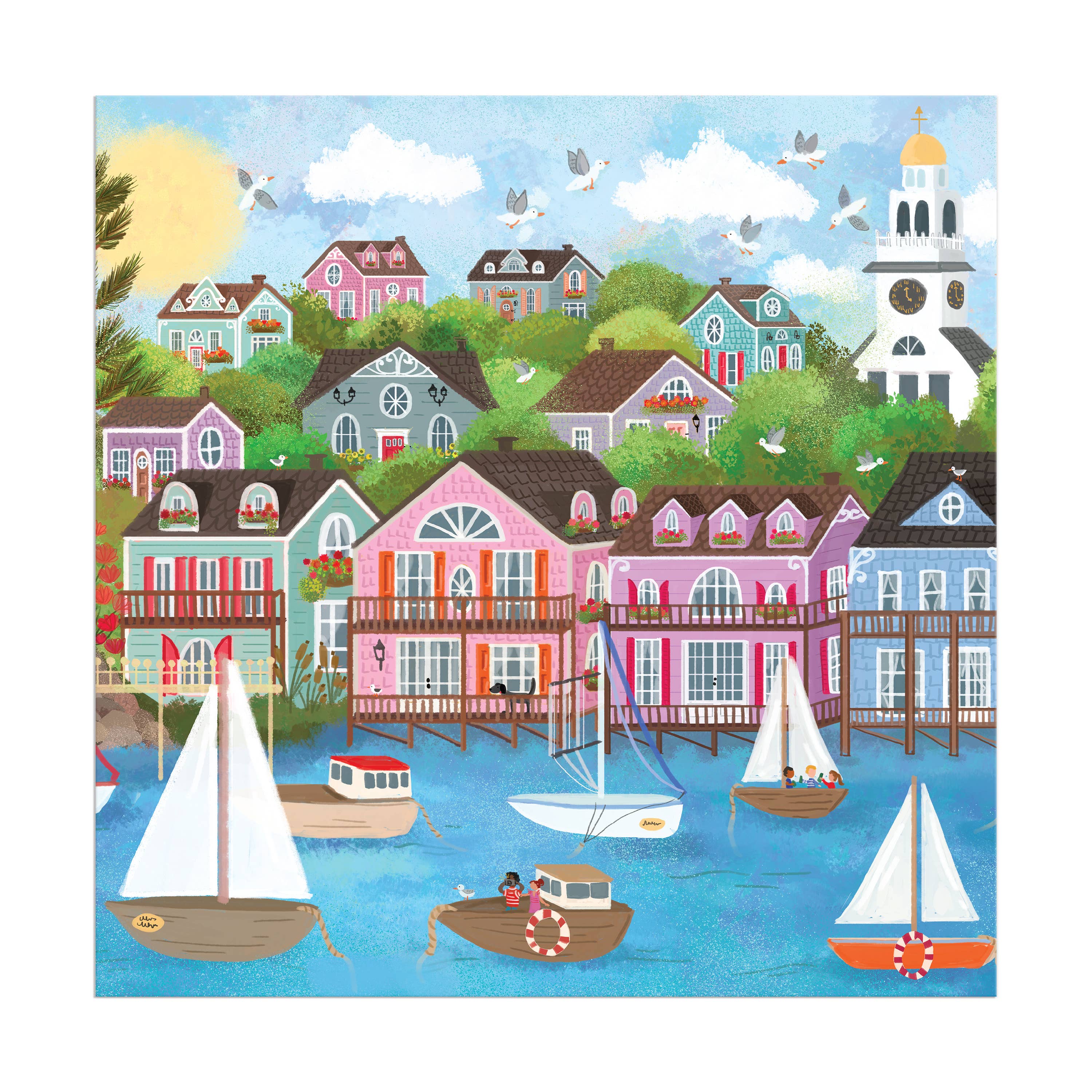 Chronicle Books - Joy Laforme Harbor by the Sea 300 Piece Puzzle