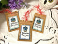 All Little Cute Things - Hogwarts Houses Divination Tea Leaves tea packet gift favors