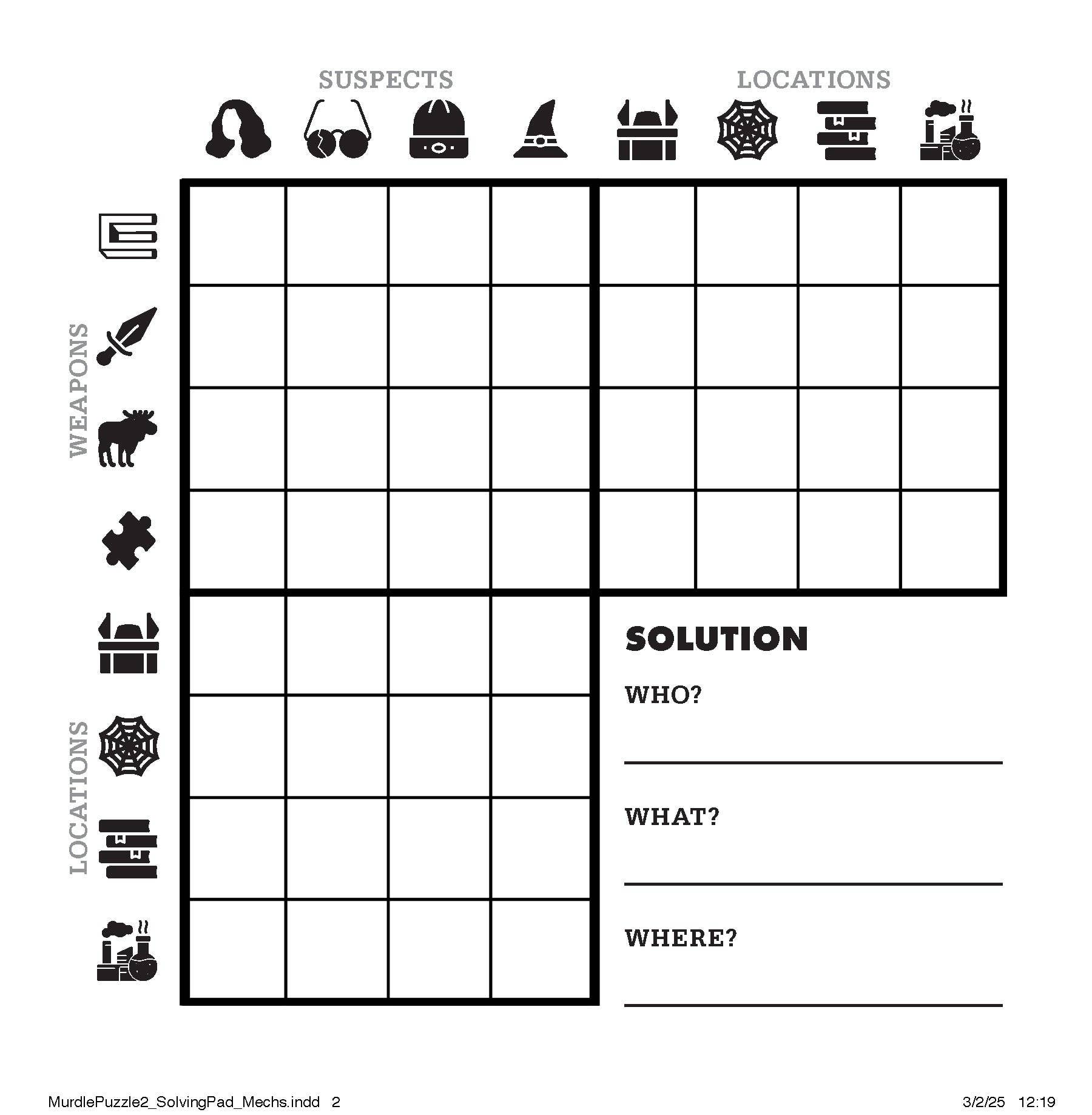 Chronicle Books - Murdle in the Mystery Mansion 500-Piece Jigsaw Puzzle