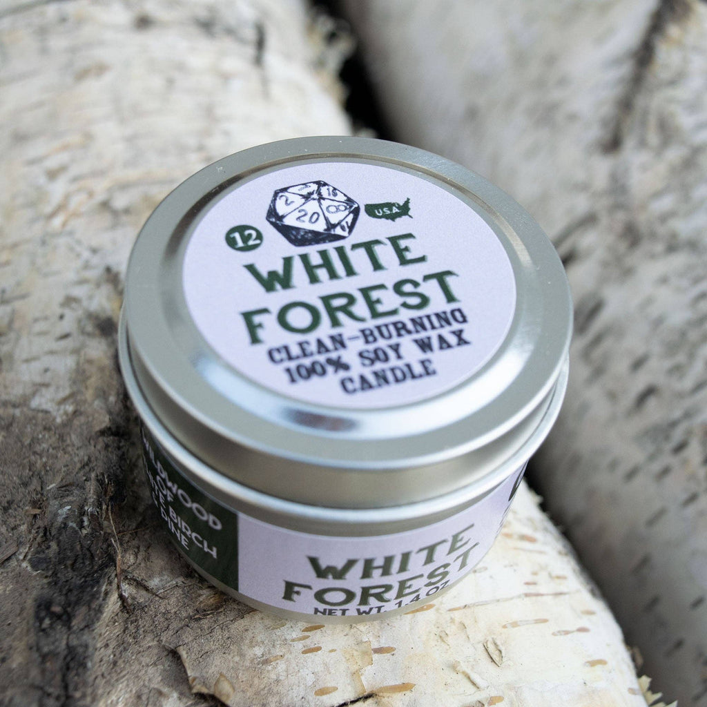 Game Master Dice - White Forest Gaming Candle