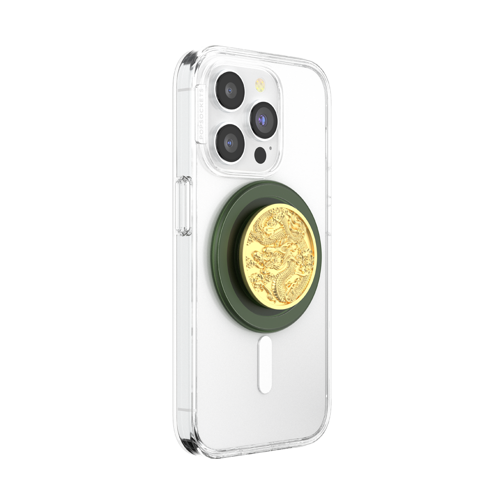 PopSockets - PopSockets MagSafe Phone Grip - Enamel Dragon