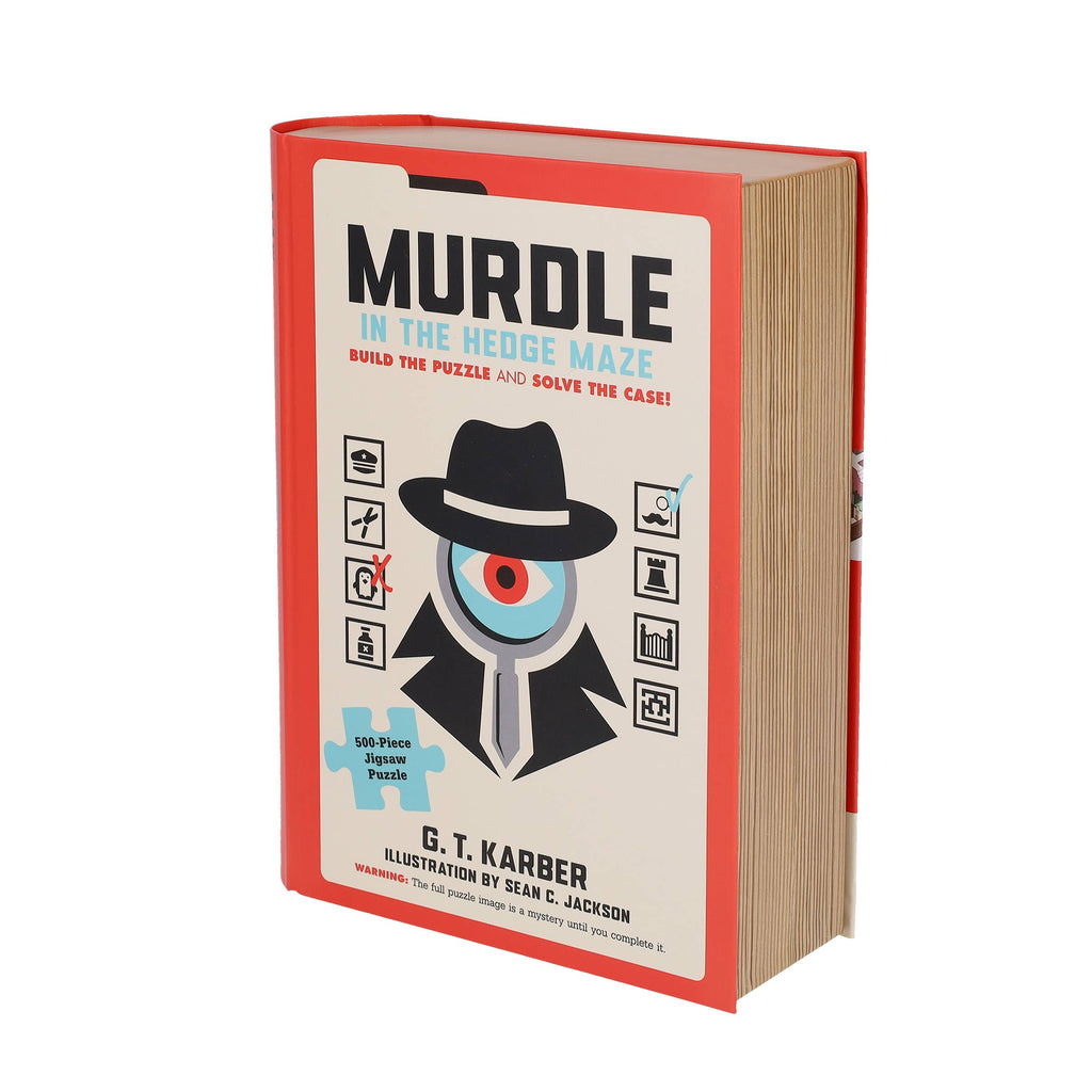 Chronicle Books - Murdle in the Hedge Maze 500-Piece Jigsaw Puzzle