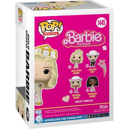 Barbie Movie Gold Disco Barbie Pop! Vinyl Figure #1445 - #shop_name EE DistributionFunko Pop