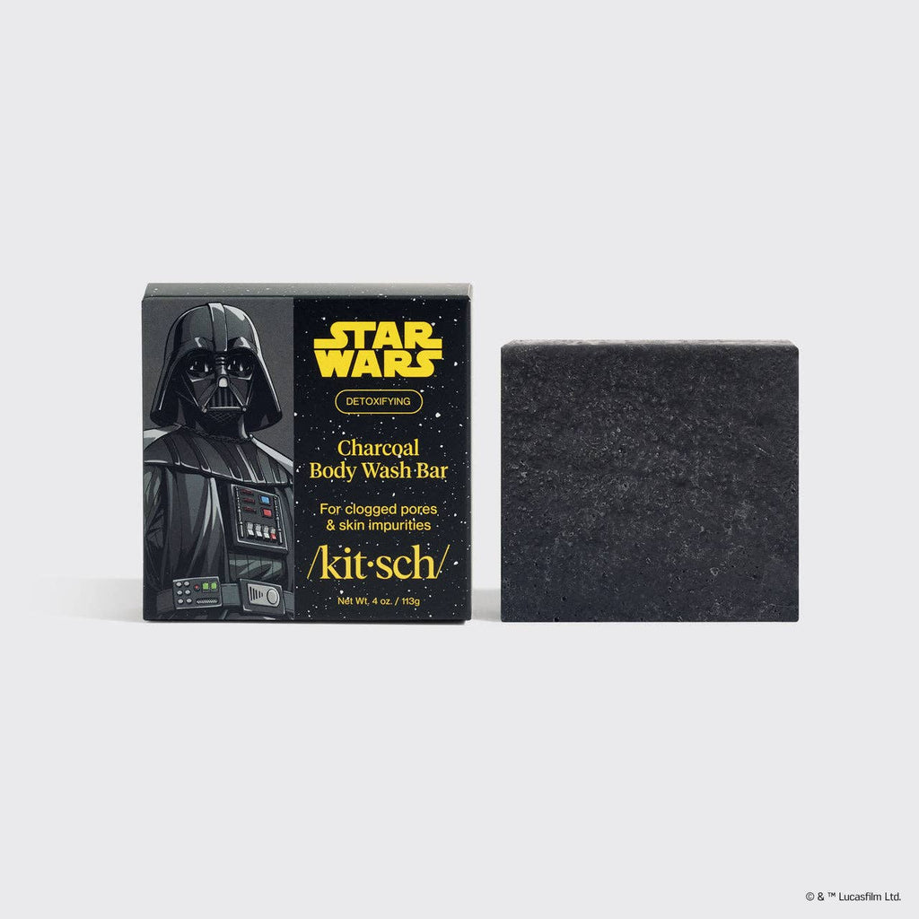 KITSCH - Star Wars™ & Kitsch Charcoal Detoxifying Solid Body Wash - Darth Detox