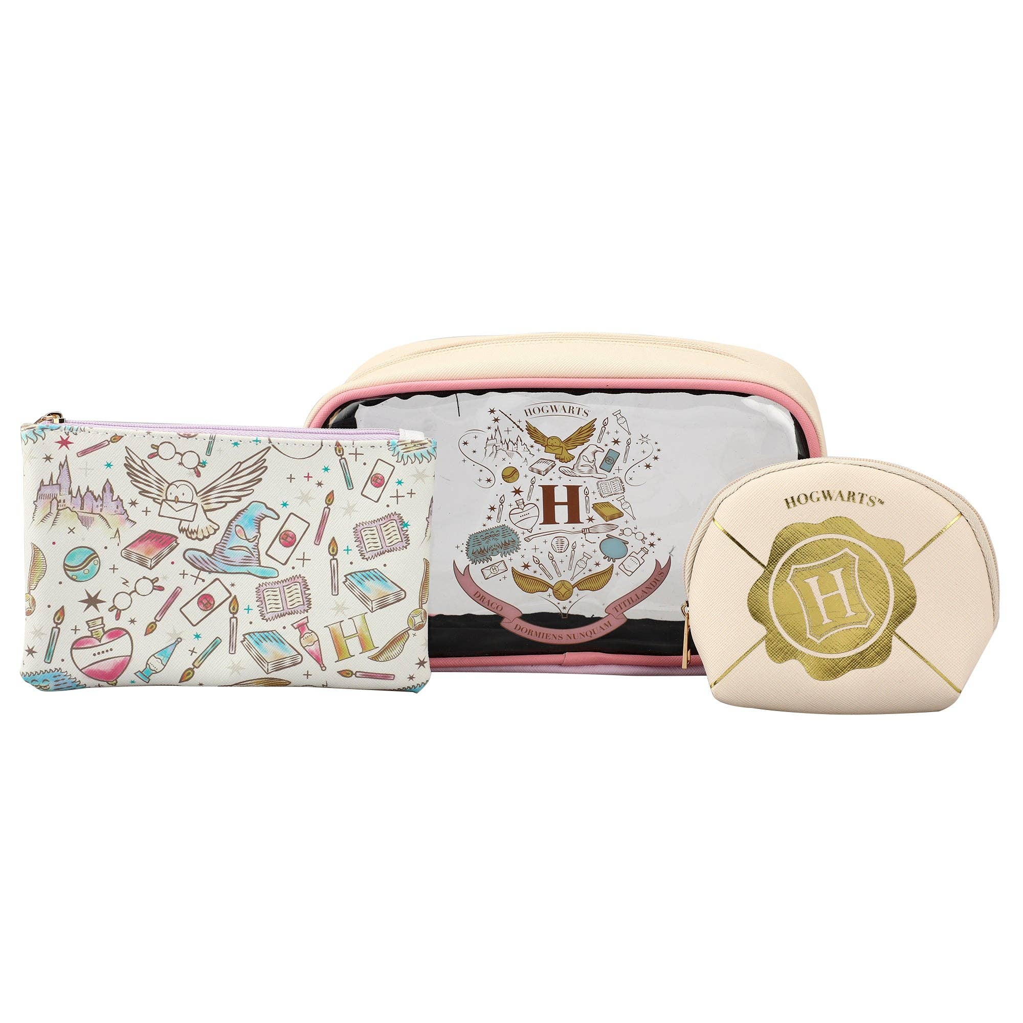 Bioworld Merchandising - Harry Potter Hogwarts Travel Cosmetic Bag