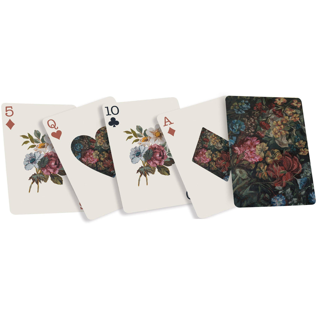 Primitives by Kathy - Moody Floral Playing Cards