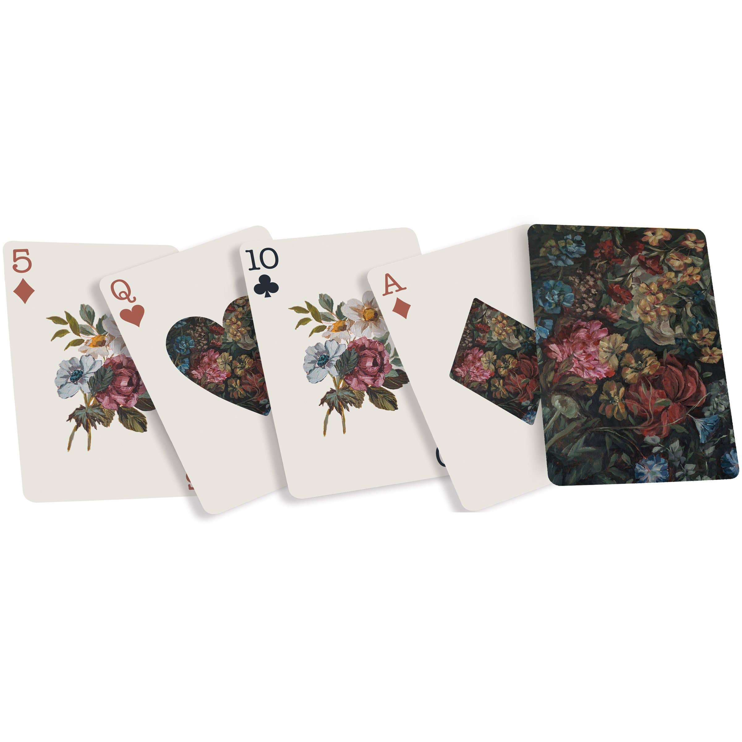 Primitives by Kathy - Moody Floral Playing Cards