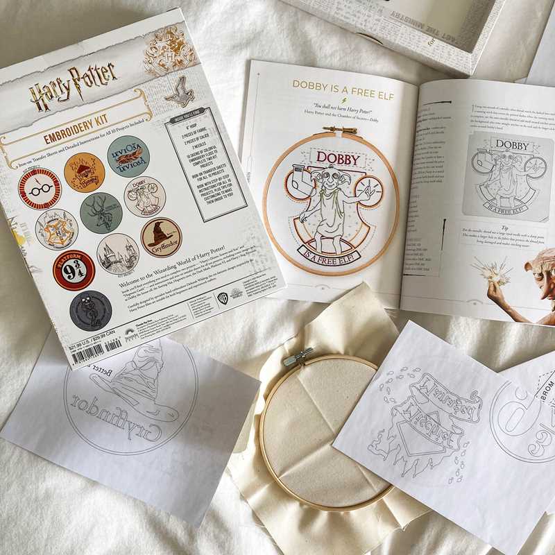 Simon & Schuster - Harry Potter Embroidery by Deborah Wilding