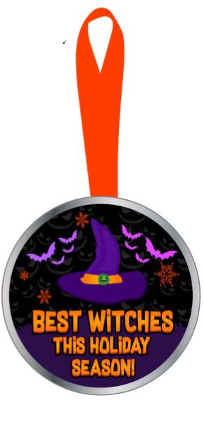 Best Witches Ornament - #shop_name KalanGifts