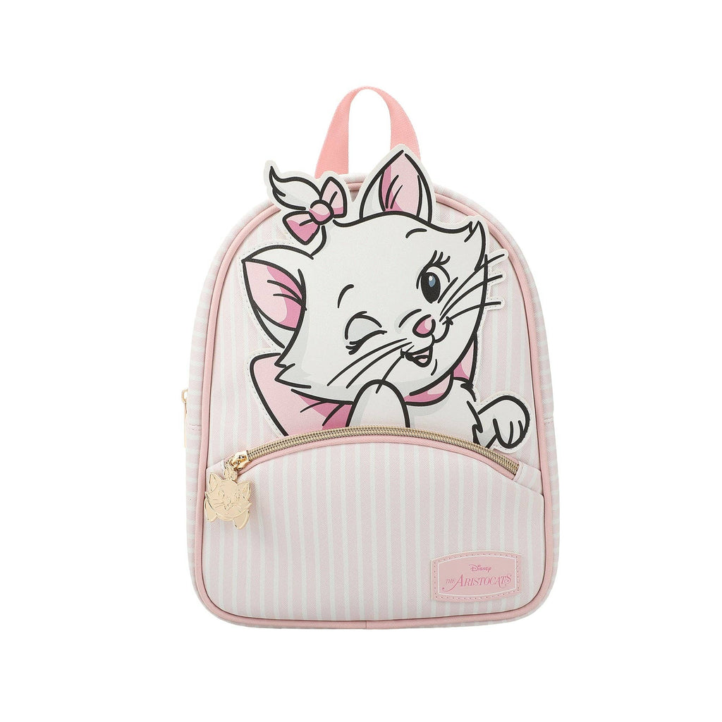 Bioworld Merchandising - Disney Aristocats Marie Winking Pink & White 10.5" Mini PU Backpack