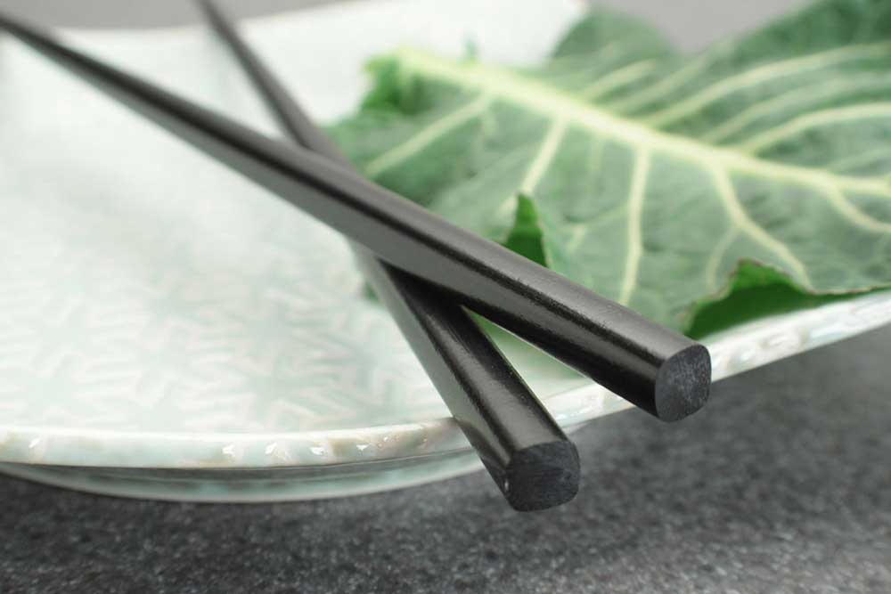 Black Wood Japanese Style Chopsticks - #shop_name Wholesale ChopsticksGifts