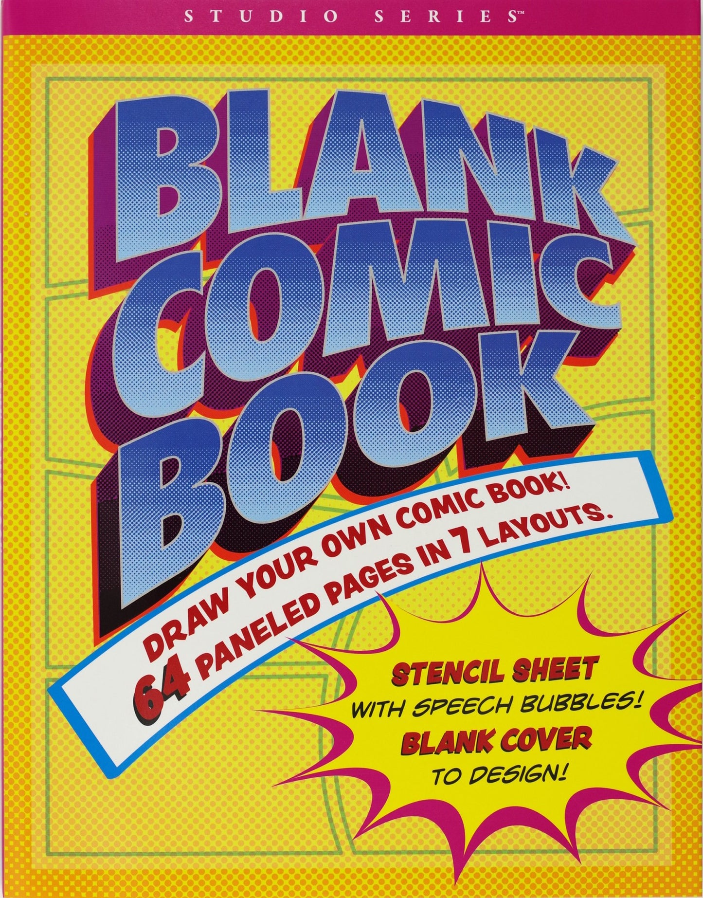 Blank Comic Book (Stencil included) - #shop_name Peter Pauper PressGifts