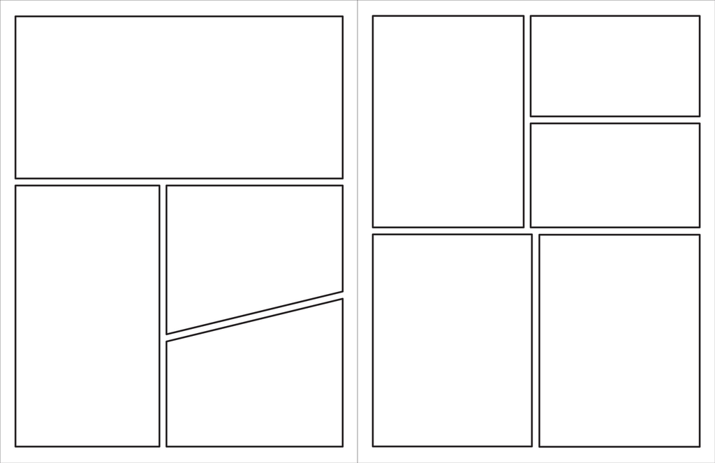 Blank Comic Book (Stencil included) - #shop_name Peter Pauper PressGifts