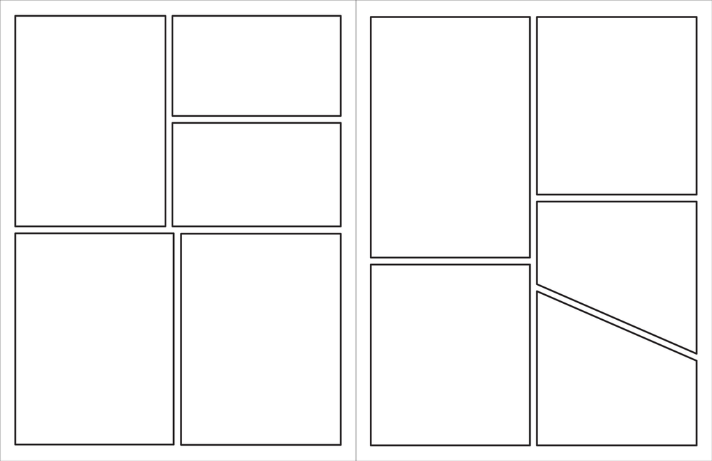 Blank Comic Book (Stencil included) - #shop_name Peter Pauper PressGifts
