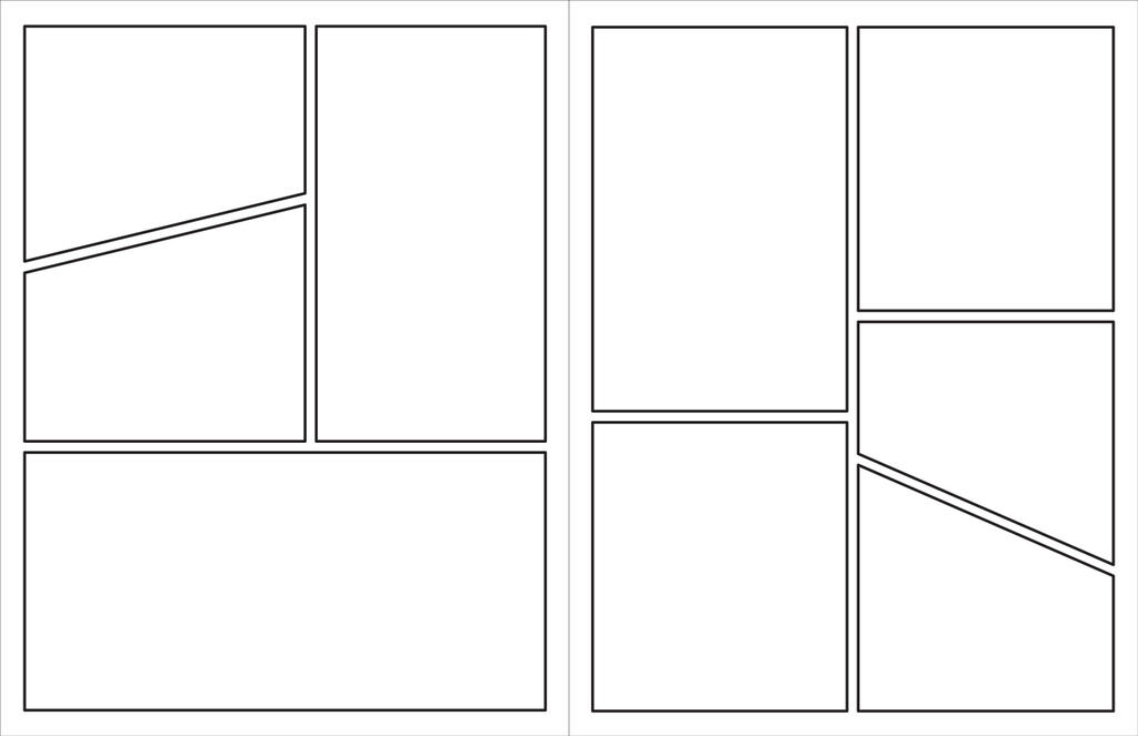 Blank Comic Book (Stencil included) - #shop_name Peter Pauper PressGifts