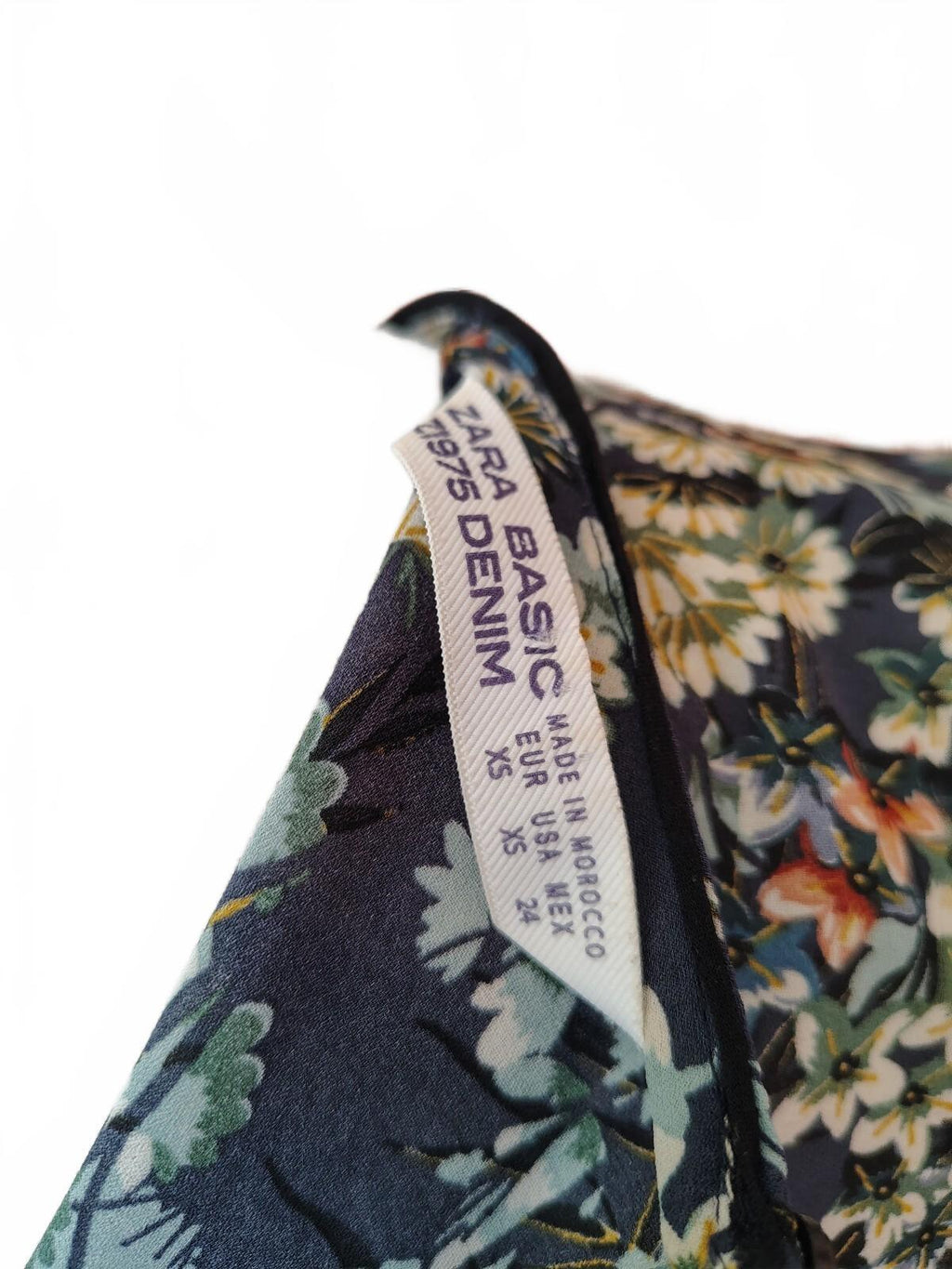 Zara Women's Long Sleeve Floral Print Blouse XS