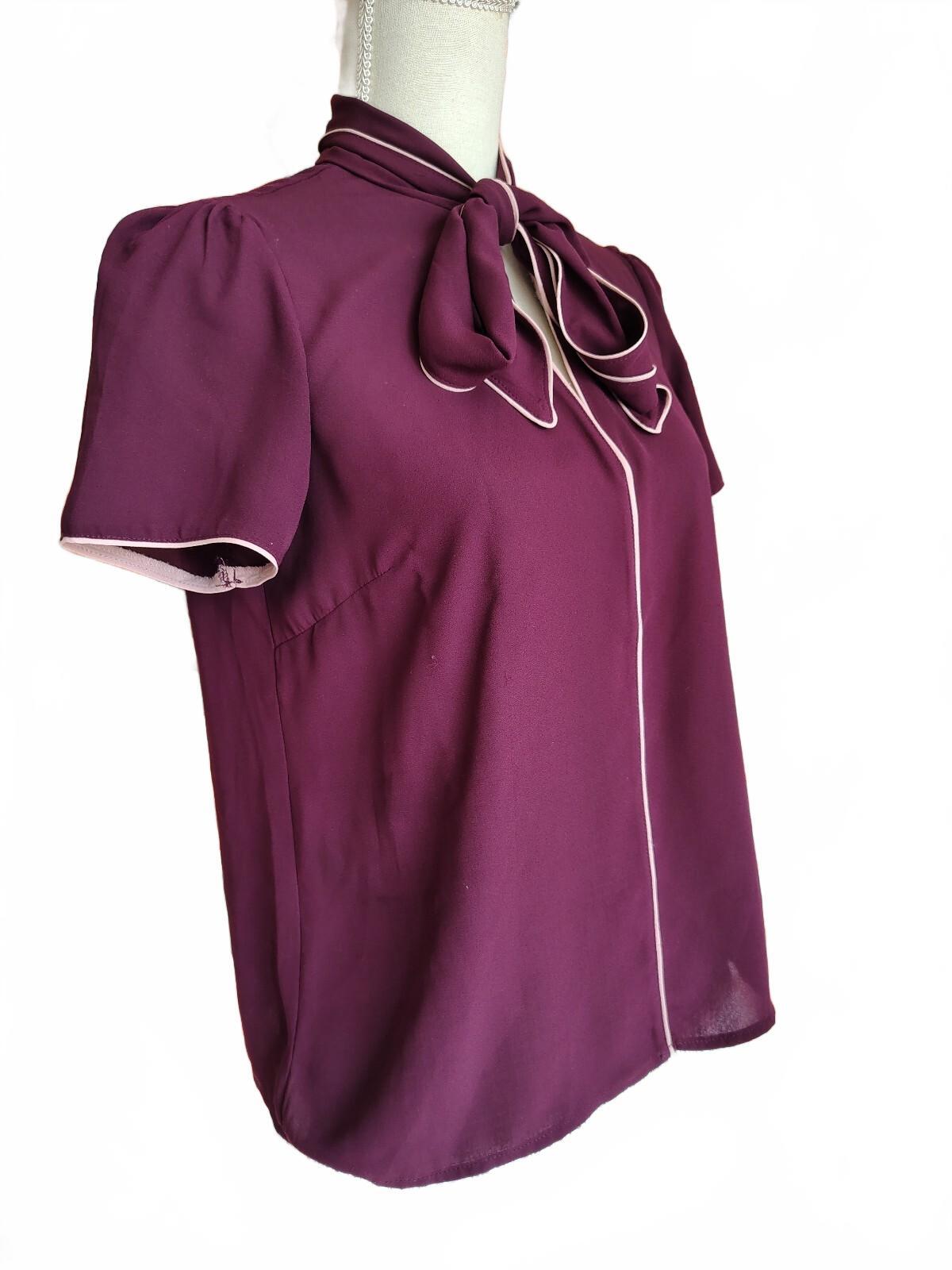 Forever 21 Contemporary Women's Purple Blouse medium