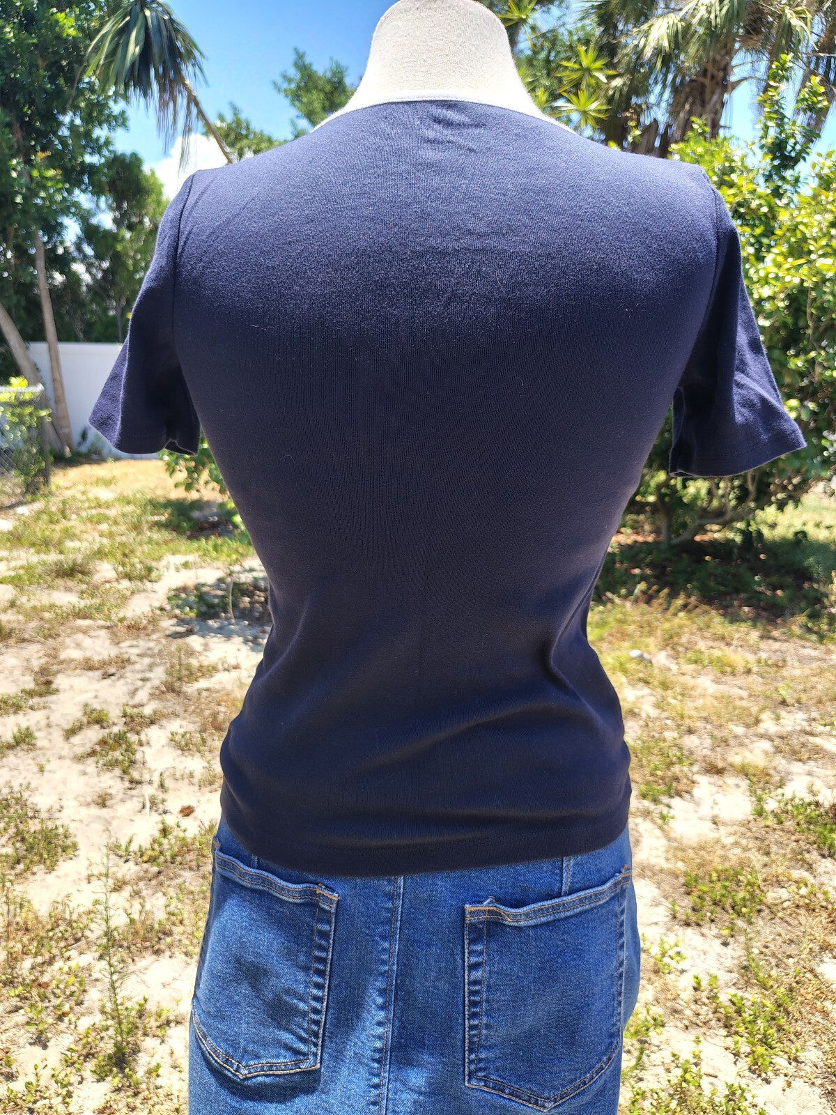 DKNY Navy Women's Tee XS