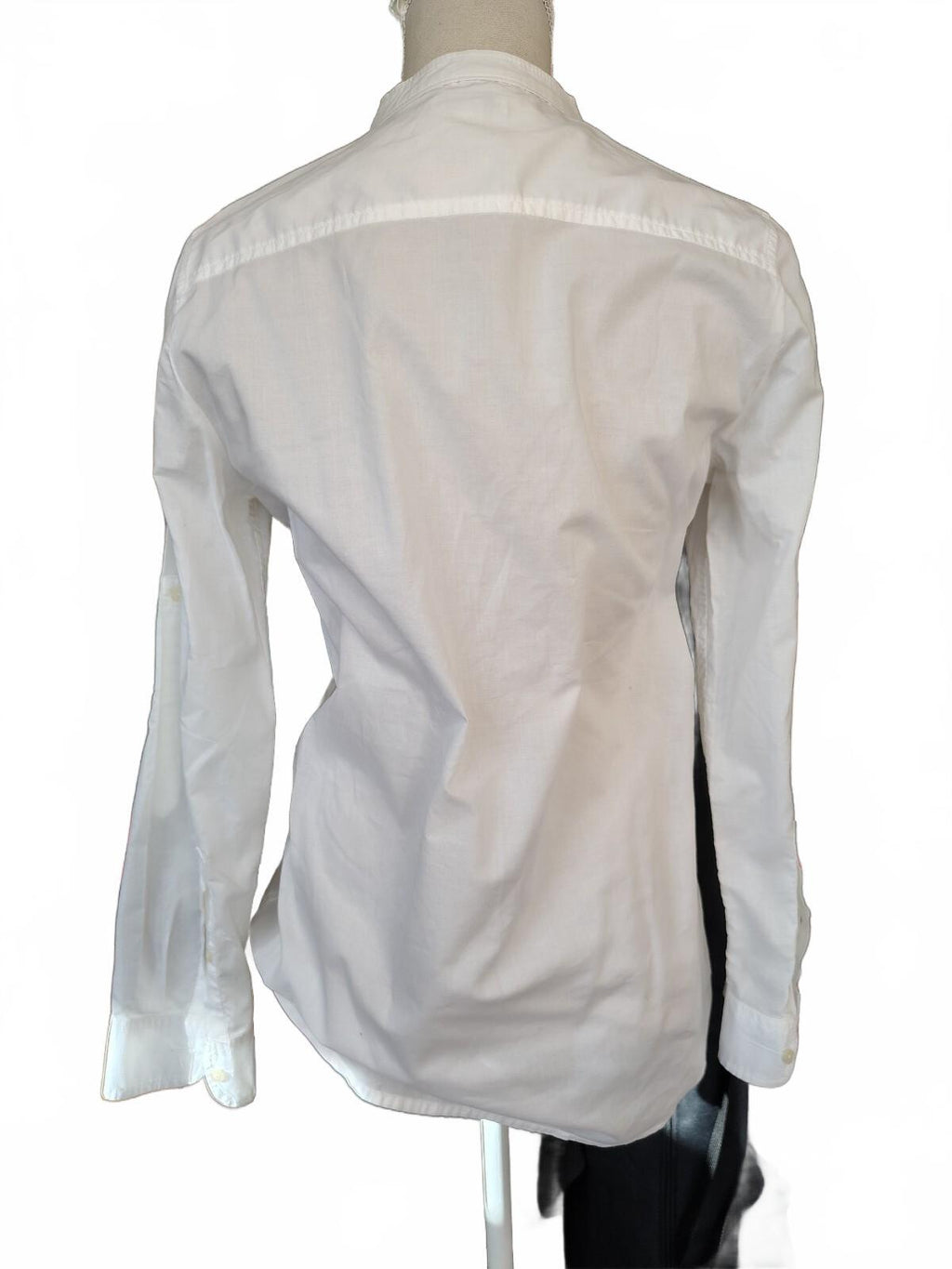 Gap Women's White Long Sleeve Button-Front Shirt Size XS