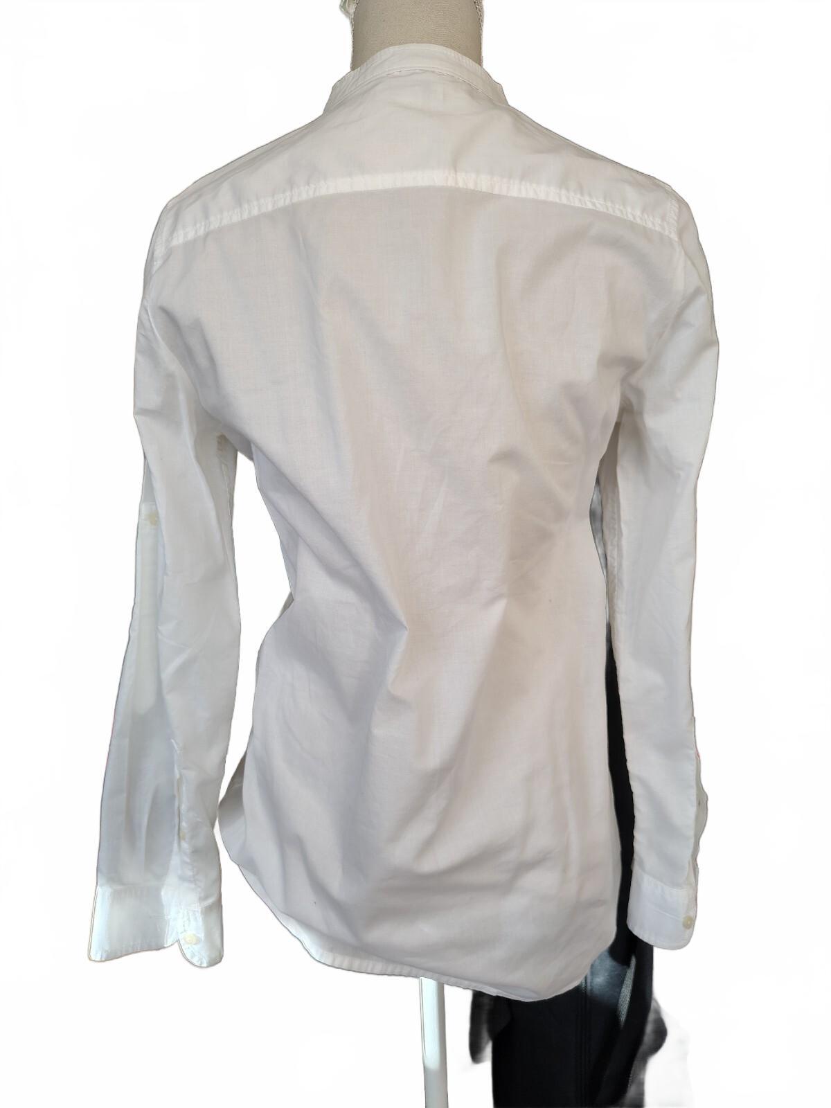 Gap Women's White Long Sleeve Button-Front Shirt Size XS
