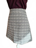 Express Women's Tweed Mini Skirt Size 2 Black and White
