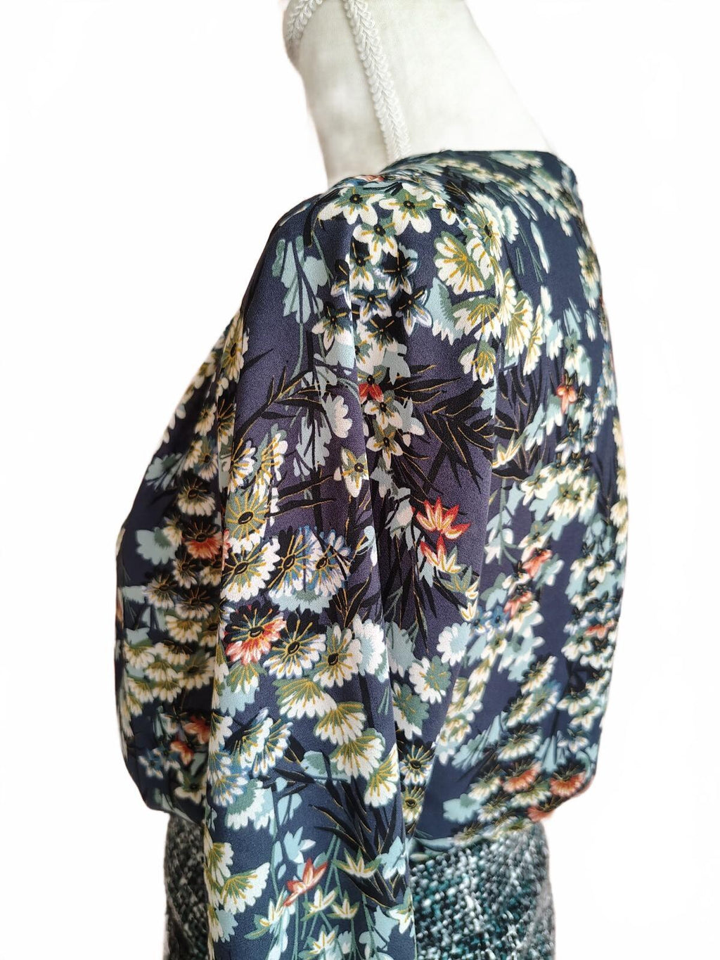 Zara Women's Long Sleeve Floral Print Blouse XS