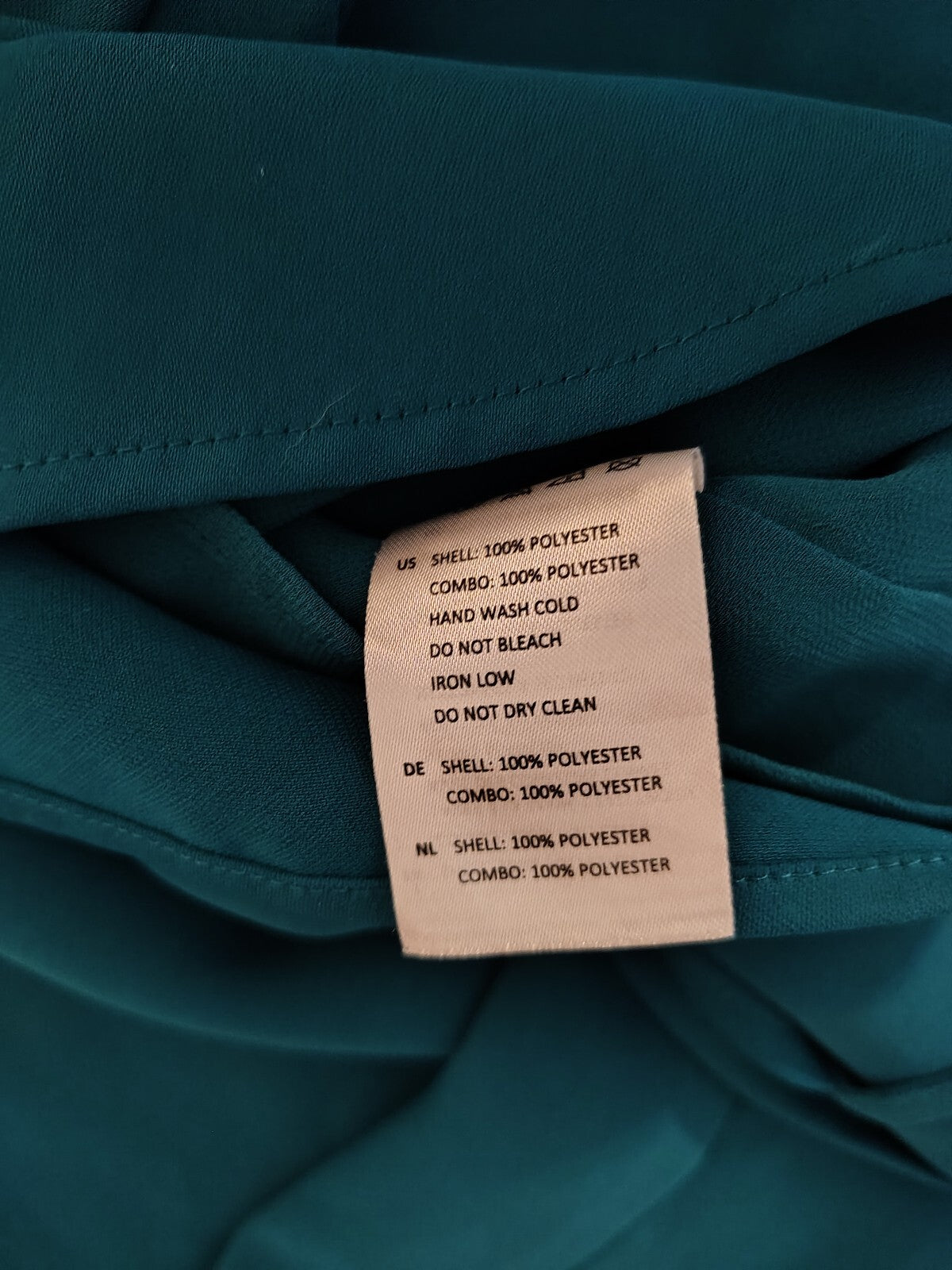Cooper & Ella Women's Teal Cold Shoulder Blouse Size Small