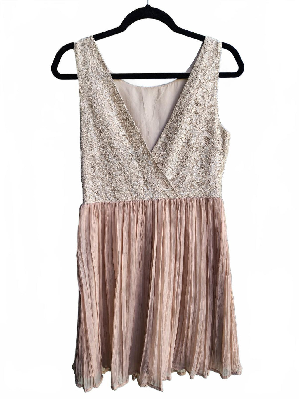 Jack by BB Dakota Women's Size 4 Lace and Pleated Chiffon